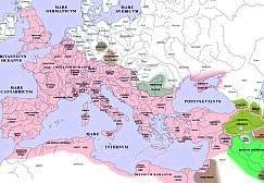 Carte géographique de l'Empire romain vers l'an 100 de notre ère Carte géographique de l'Empire romain vers l'an 100 de notre ère