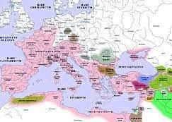 Carte géographique de l'Empire romain vers l'an 1 de notre ère Carte géographique de l'Empire romain vers l'an 1 de notre ère