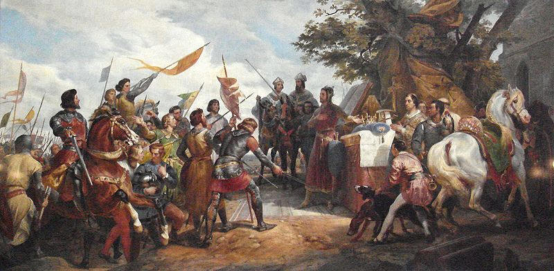 Horace Vernet, La bataille de Bouvines gagn�e par Philippe Auguste